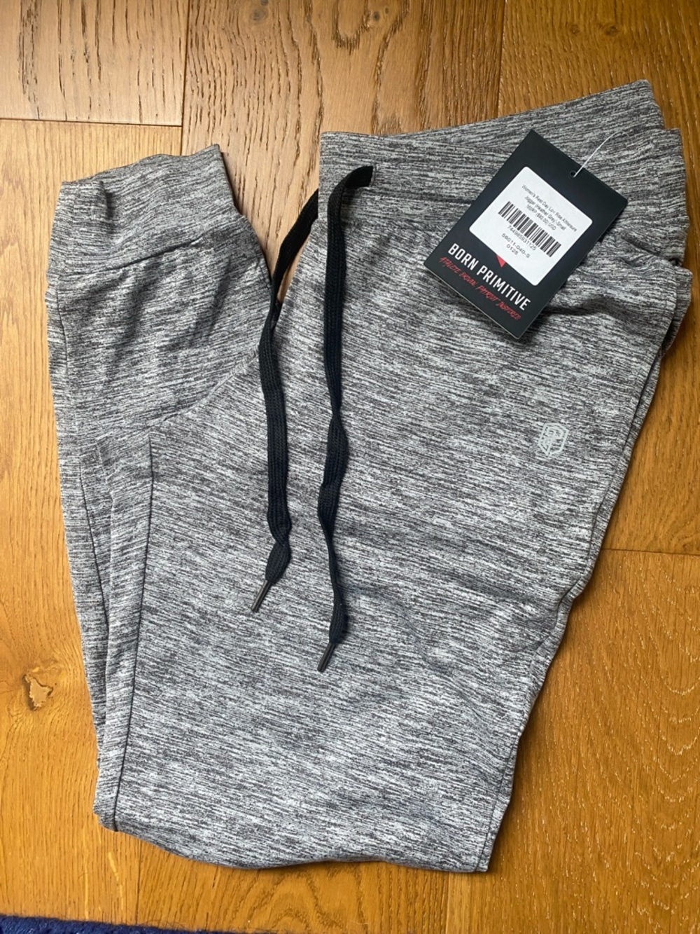 NWT Born Primitive Gray Heather Women's Rest Day Joggers size S